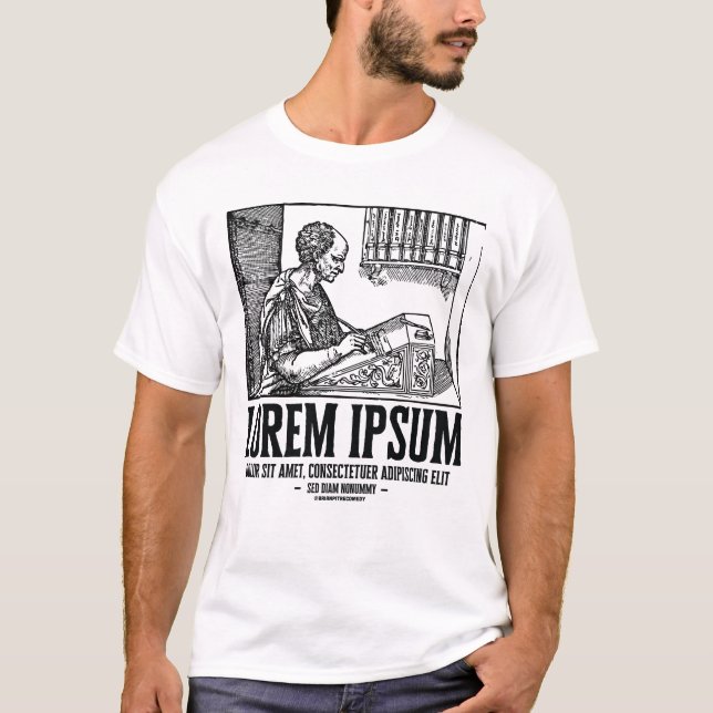 Lorem Ipsum Philosopher T-Shirt (Front)