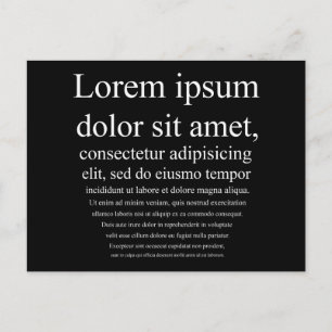 Lorem Ipsum Postcard