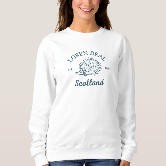 Loren Brae Hedgie jumper Sweatshirt (Front)