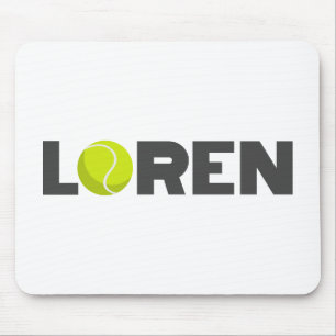 Loren Tennis Mouse Pad