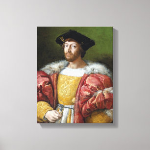Lorenzo de Medici - Raphael - c1518 Canvas Print