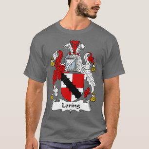 Loring Coat of Arms Family Crest  T-Shirt