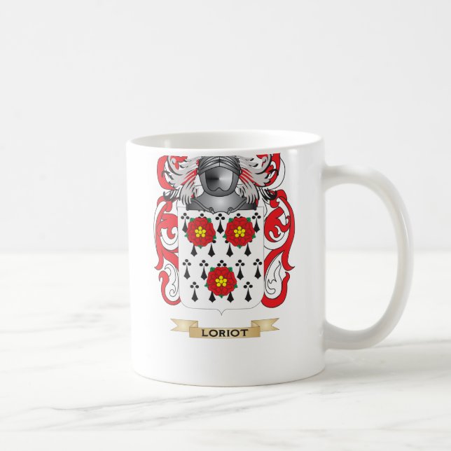 Loriot Coat of Arms (Family Crest) Coffee Mug (Right)