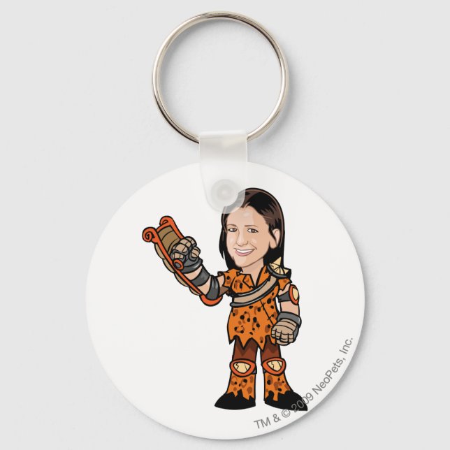 LornaDesparow Tyrannia Staff Player Key Ring (Front)