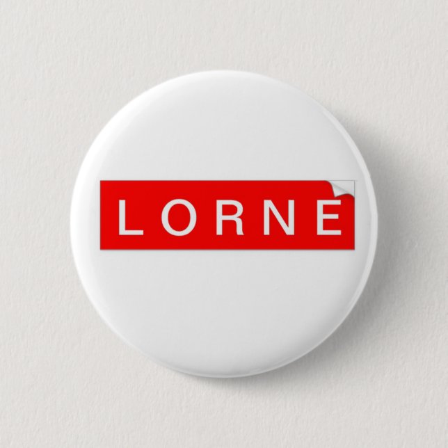 Lorne 6 Cm Round Badge (Front)
