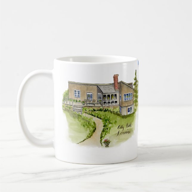 Lorraine Beach House Coffee Mug (Left)