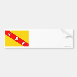 Lorraine flag bumper sticker
