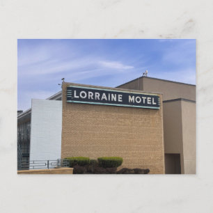 Lorraine Motel Sign Postcard