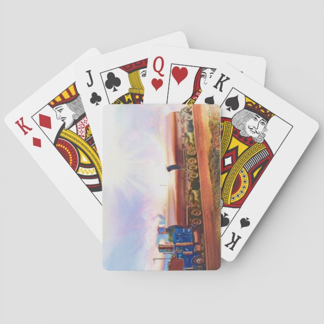 Lorry Big Rig Truck-Driver's Card Deck (Back)