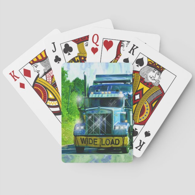 Lorry Big Rig Truck-Driver's Card Deck (Back)