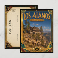 Los Alamos New Mexico Vintage Art Deco Golden Age