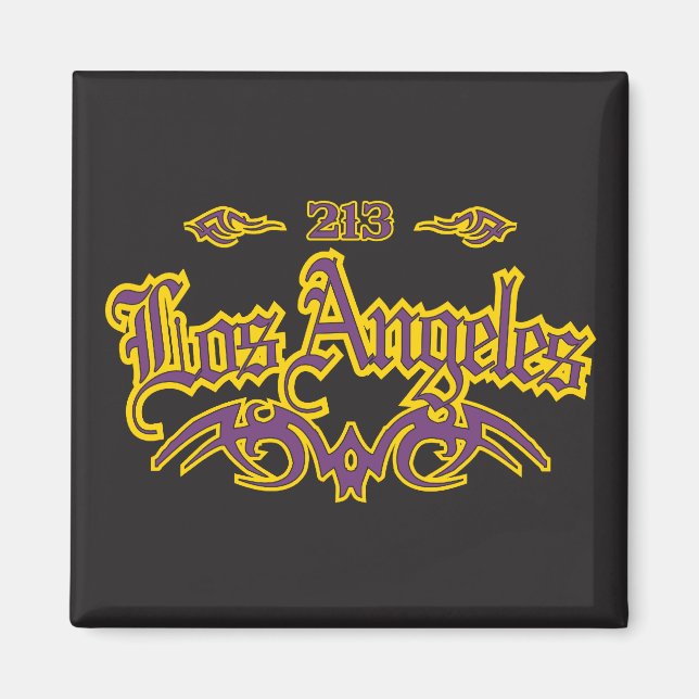Los Angeles 213 Magnet (Front)