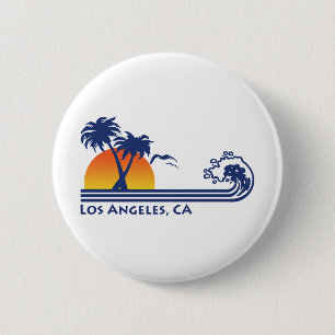 Los Angeles 6 Cm Round Badge