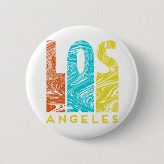 Los Angeles 6 Cm Round Badge