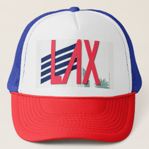 Los Angeles Airport Baggage Poster Trucker Hat