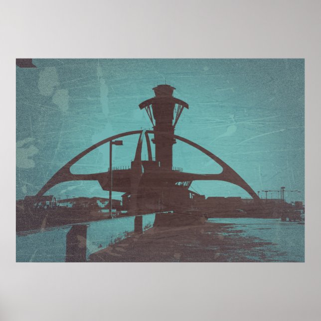 Los Angeles Airport LAX Poster (Front)