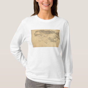 Los Angeles and San Bernardino Topography T-Shirt