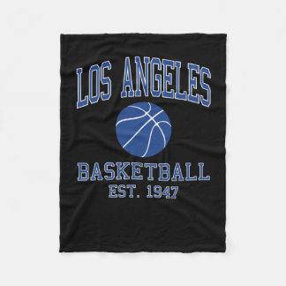 Los Angeles Basketball Fleece Blanket