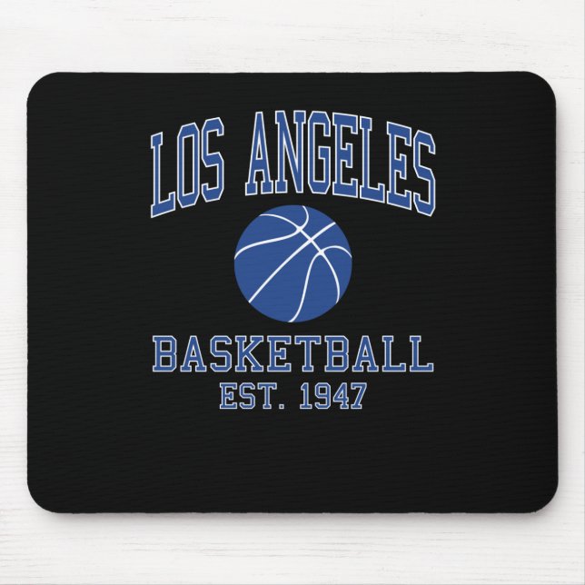 Los Angeles Basketball  Mouse Pad (Front)