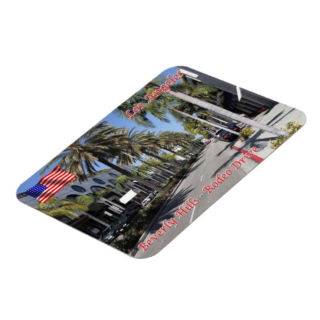 Los Angeles - Beverly Hills - Rodeo Drive - U.S.A. Magnet (Left Side)