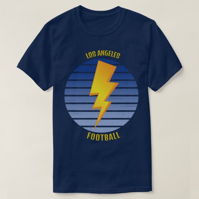 Los Angeles  Blue T-Shirt (Design Front)