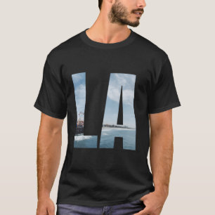 Los Angeles Ca Hoodie La Santa Monica Pier Blue Oc T-Shirt