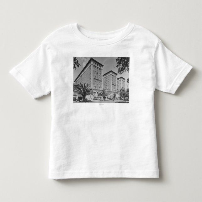 Los Angeles, CA View of Biltmore Hotel and Stree Toddler T-Shirt (Front)