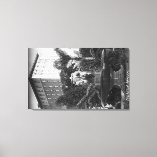 Los Angeles, CA View of Perishing Square Canvas Print