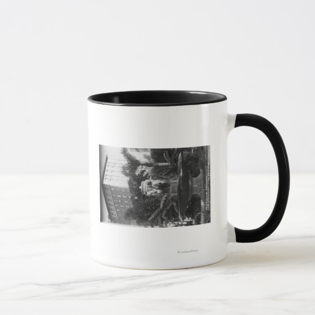 Los Angeles, CA View of Perishing Square Mug (Right)