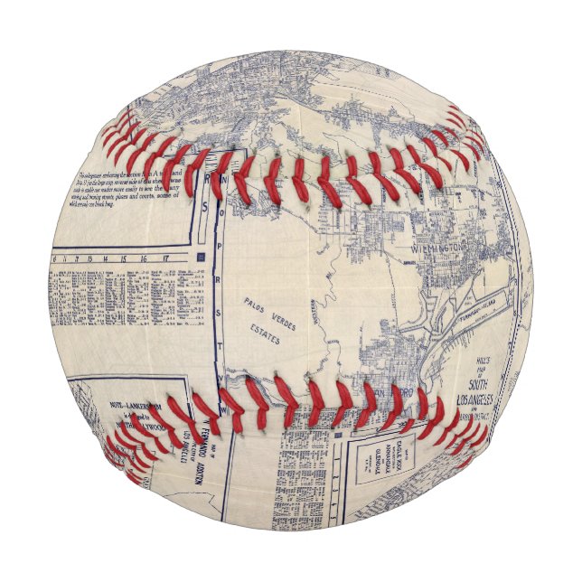 Los Angeles, California Baseball (Front)