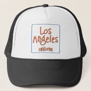 Los Angeles California BlueBox Trucker Hat