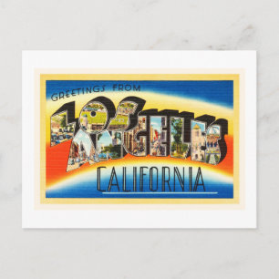 Los Angeles California CA Vintage Travel Souvenir Postcard