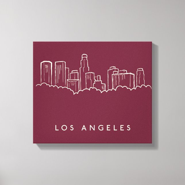 Los Angeles California Canvas Print (Front)
