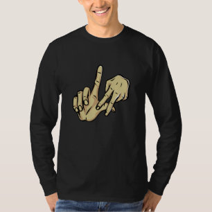 Los Angeles California Chicano Cholo LA LA Hand Si T-Shirt