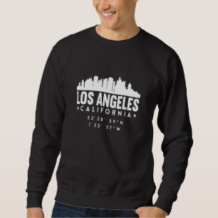 Los Angeles California City Skyline Travel Vacatio Sweatshirt