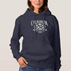 Los Angeles California Floral Graphic Hoodie