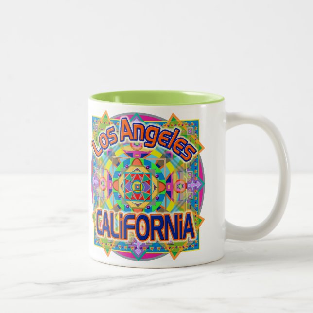 Los Angeles CALIFORNIA Happy Mug (Right)