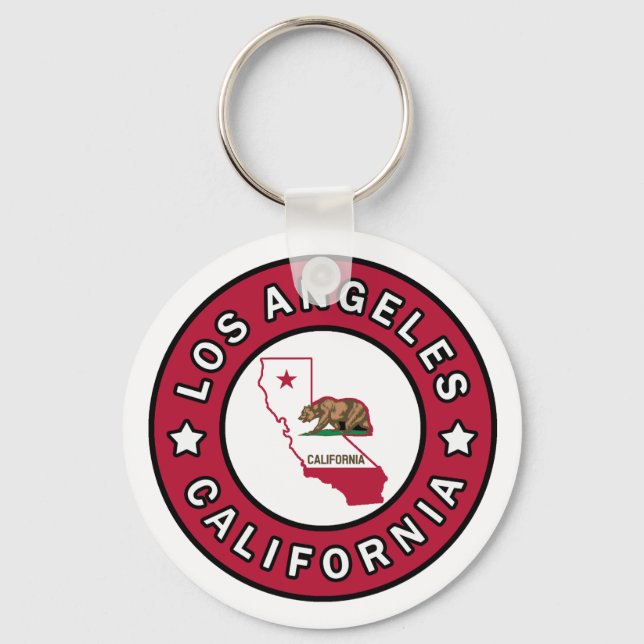 Los Angeles California Key Ring (Front)