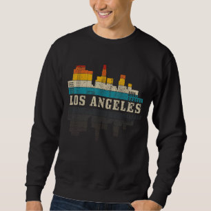 Los Angeles California La Skyline Vintage Pride 3 Sweatshirt