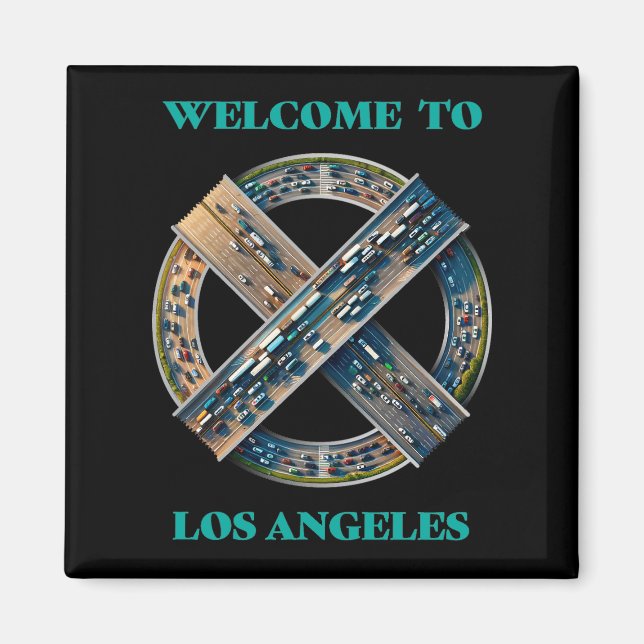 Los Angeles California Magnet (Front)