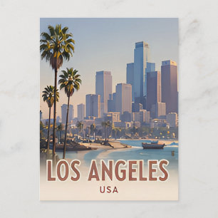✈️ Los Angeles California Memories 🌴 Postcard