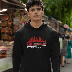 Los Angeles California Modern Skyline Hoodie