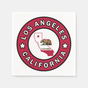 Los Angeles California Napkin
