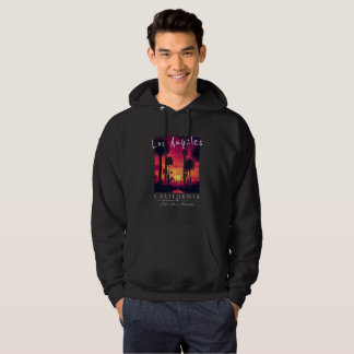 Los Angeles California Paradise Sunset Retro Hoodie