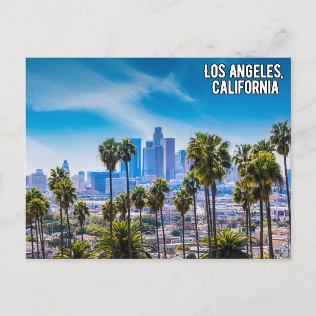 Los Angeles California Postcard (Front)