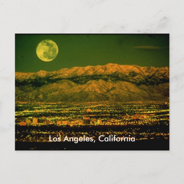 Los Angeles California Postcard (Front)