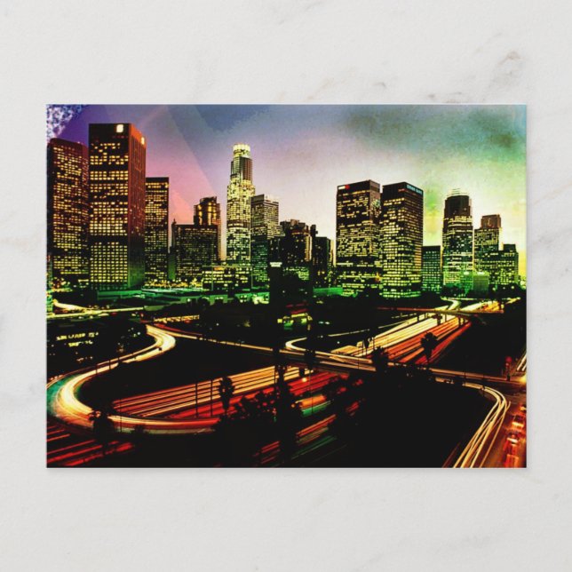 Los Angeles California Postcard (Front)