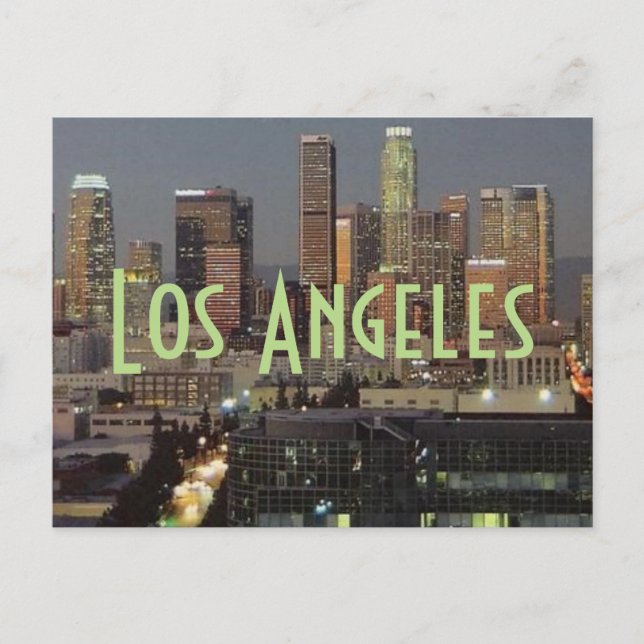 Los Angeles California Postcard (Front)
