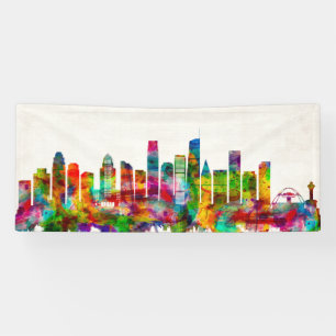 Los Angeles California Skyline Banner