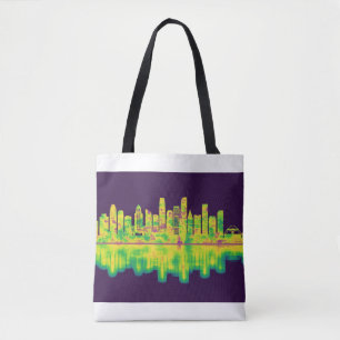 Los Angeles California Skyline Tote Bag